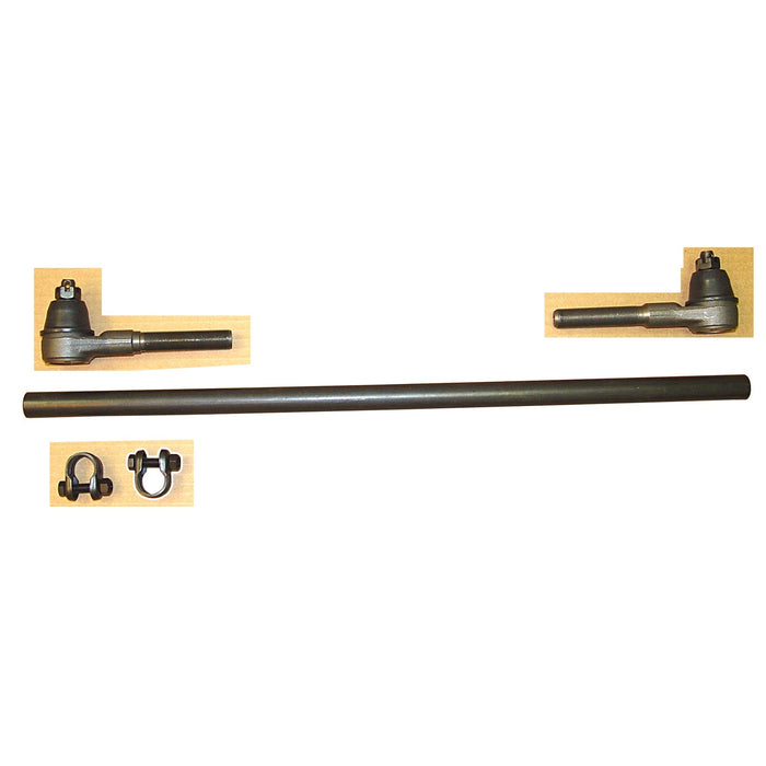 Omix 18050.04 Steering Tie Rod Tube Drag Link; Front; Long; Tie Rods Not Included; - Truck Part Superstore