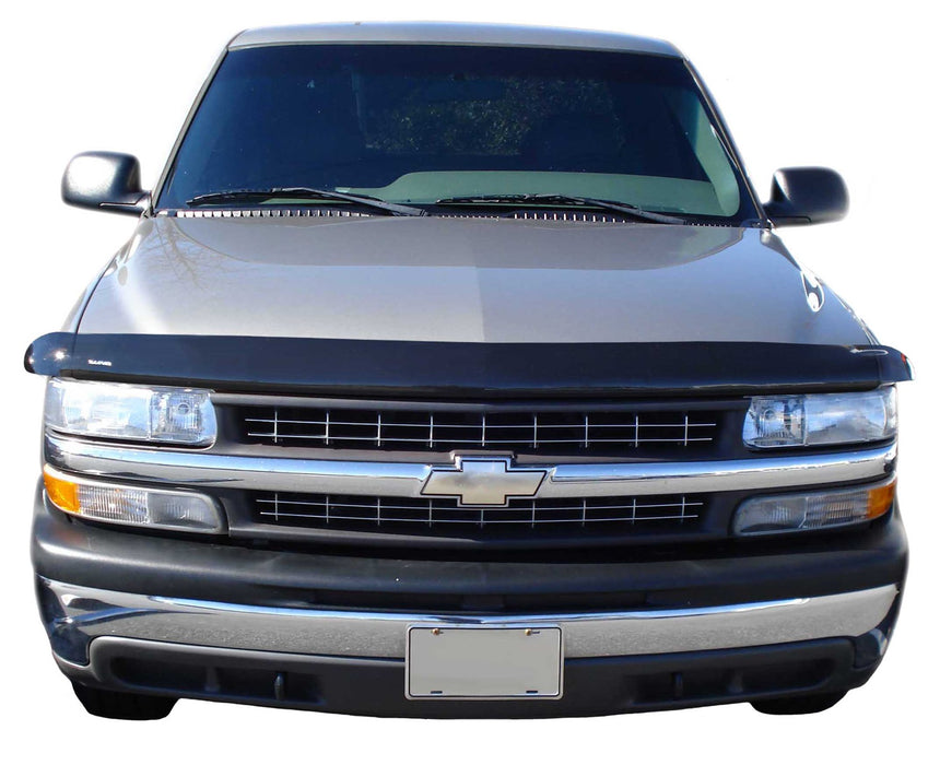 Lund 18063 Interceptor Wrap Bug Shield; Smoke; Full Height; No Drill Installation; - Truck Part Superstore