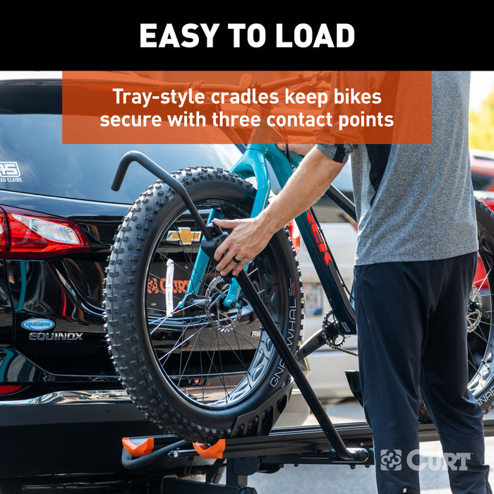 CURT 18088 Tray-Style Hitch-Mounted Bike Rack - Truck Part Superstore