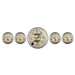 AutoMeter 1808 GAUGE KIT; 5 PC.; 3 1/8in./2 1/16in.; MECH. SPEEDOMETER; ANTIQUE BEIGE - Truck Part Superstore