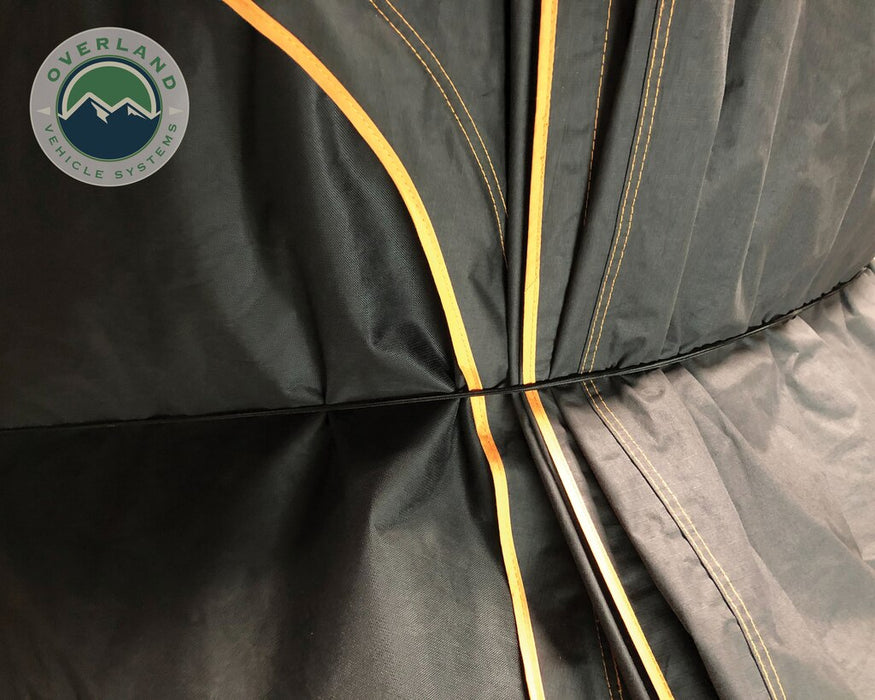 Overland Vehicle Systems 18109901 Roof Top Tent Mamba 2 Side Load Aluminum Black Shell Grey Body Overland Vehicle Systems - Truck Part Superstore