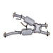 BBK Performance Parts 1810 1979-1993 MUSTANG 5.0 SHORT MID X PIPE W/ CATS FOR BBK 1531/15310 HEADERS - Truck Part Superstore