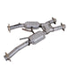 BBK Performance Parts 1810 1979-1993 MUSTANG 5.0 SHORT MID X PIPE W/ CATS FOR BBK 1531/15310 HEADERS - Truck Part Superstore
