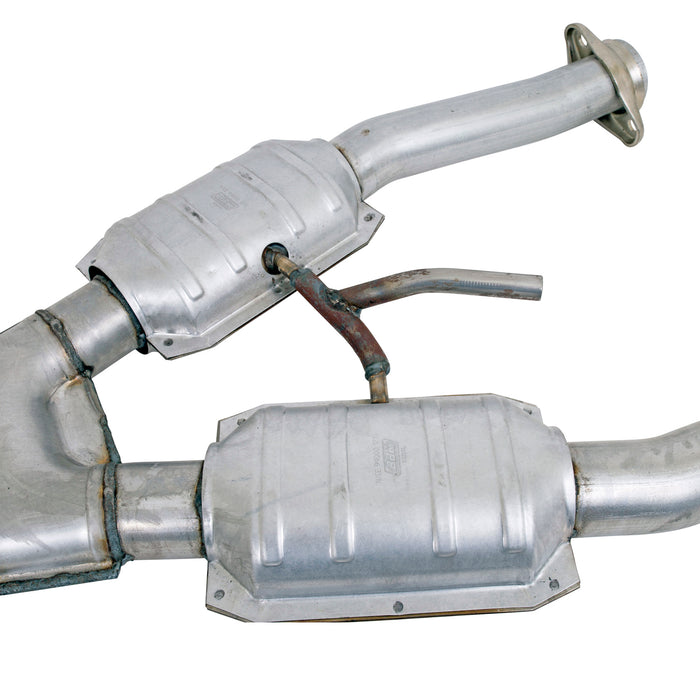 BBK Performance Parts 1810 1979-1993 MUSTANG 5.0 SHORT MID X PIPE W/ CATS FOR BBK 1531/15310 HEADERS - Truck Part Superstore