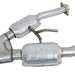 BBK Performance Parts 1810 1979-1993 MUSTANG 5.0 SHORT MID X PIPE W/ CATS FOR BBK 1531/15310 HEADERS - Truck Part Superstore