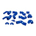 Mishimoto MMHOSE-S4-97TBL Silicone Turbo Hose Kit, fits Audi S4 1997-2002 - Truck Part Superstore