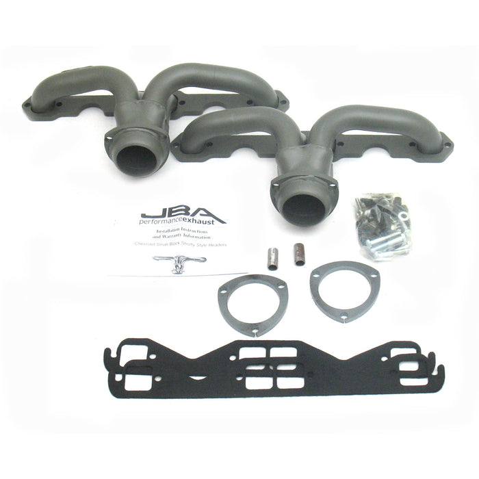 JBA Racing Headers 1815S-1JT Chev Center Exit Header 265-400 Ti Cer - Truck Part Superstore