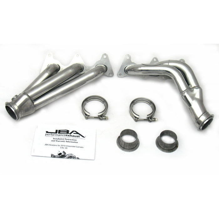 JBA Racing Headers 1816SJS 2010-11 Camaro V6 Sil Cer - Truck Part Superstore