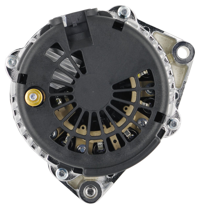 Powermaster Performance 18247 Alternator; AD230; Offset 2 in. Spools; 120 Amp; 95 Idle; Chrome; - Truck Part Superstore