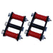 Rugged Ridge 18265.08 Shackle; Greasable; Heavy Duty; w/Red Bushings; - Truck Part Superstore