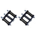 Rugged Ridge 18265.11 Shackle; Greasable; Heavy Duty; w/Black Bushings; - Truck Part Superstore