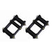 Rugged Ridge 18265.15 Shackle; Greasable; Heavy Duty; w/Black Bushings; Adds 1 in. Lift; - Truck Part Superstore