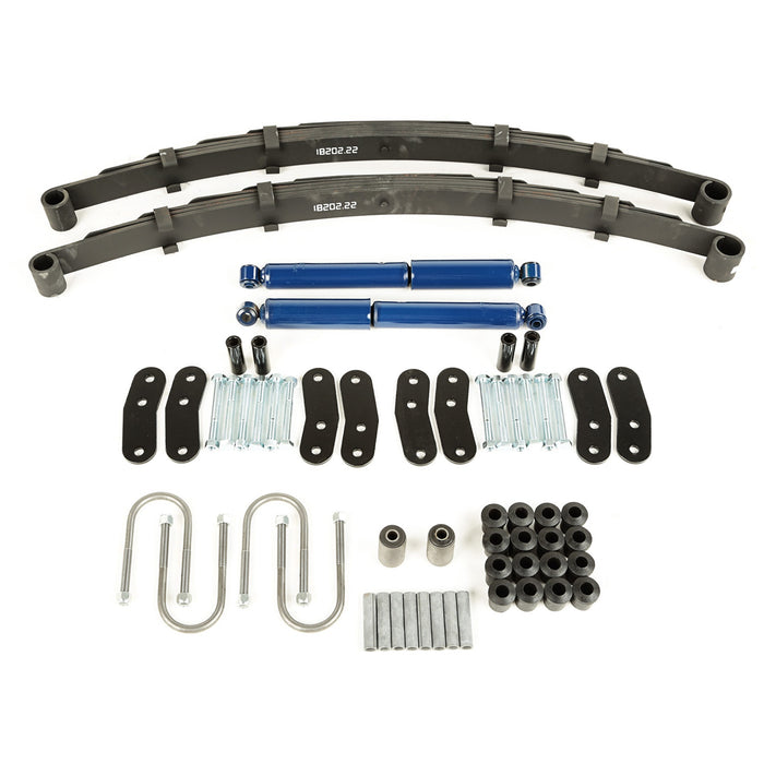 Omix 18290.11 Leaf Spring Kit; w/Shocks; - Truck Part Superstore