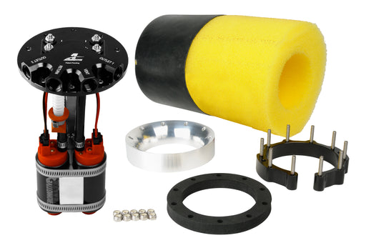 Aeromotive Fuel System 18309 Fuel Pump, Universal, Phantom, Dual 340, 6-10" Depth . - Truck Part Superstore