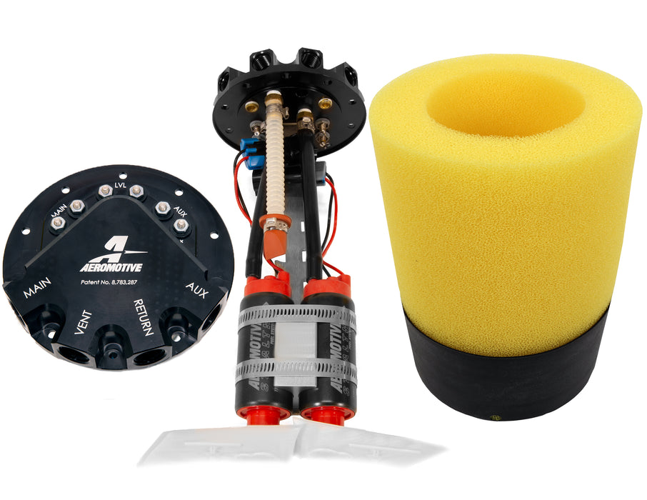 Aeromotive Fuel System 18313 Phantom Series: 1999-2004 GM Truck Direct Drop-In - Dual 340 LPH - Truck Part Superstore