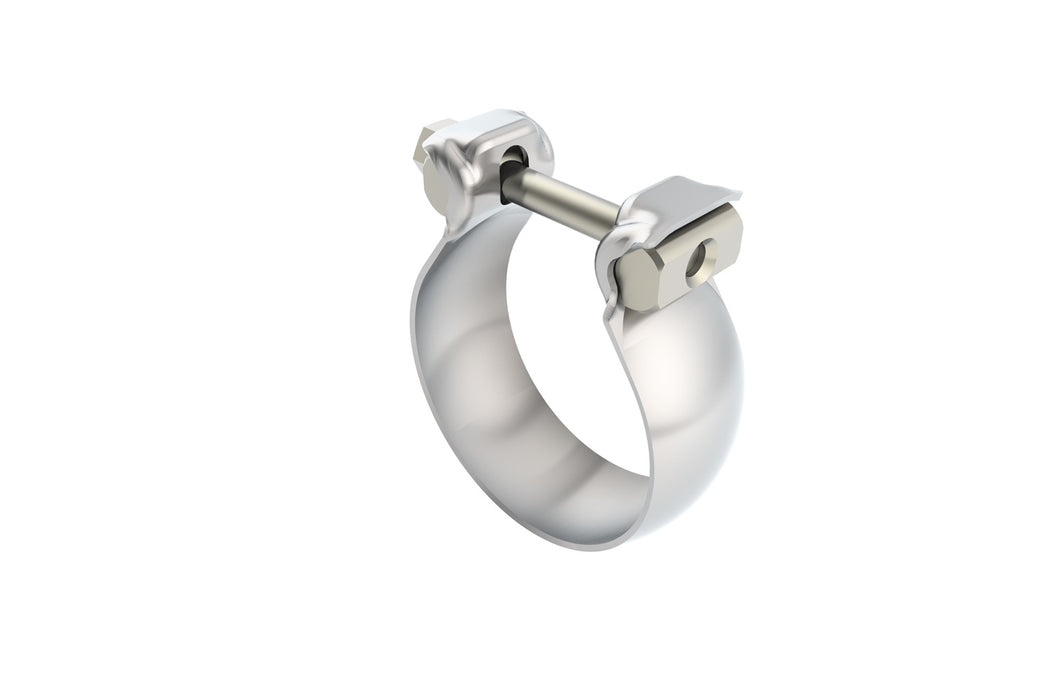 Borla 18323 Accessory - Stainless Steel Half Moon / Swivel Joint Clamp - Truck Part Superstore