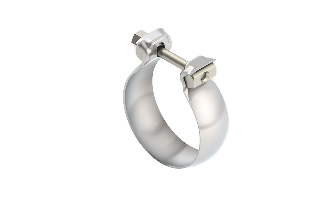Borla 18328 Accessory - Stainless Steel Half Moon / Swivel Joint Clamp - Truck Part Superstore