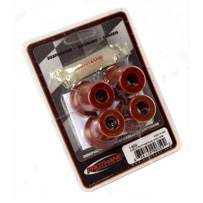 Rugged Ridge 18366.02 Shackle Bushing; Rear Set; Red Polyurethane; - Truck Part Superstore