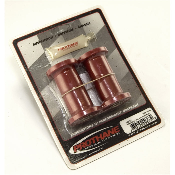 Rugged Ridge 18366.03 Leaf Spring Bushing; Complete Set; Red Polyurethane; - Truck Part Superstore