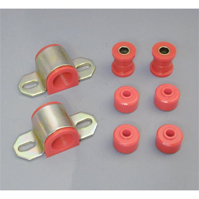 Rugged Ridge 18367.04 Swaybar Bushing Kit; Front; 25 mm; Red Polyurethane; - Truck Part Superstore