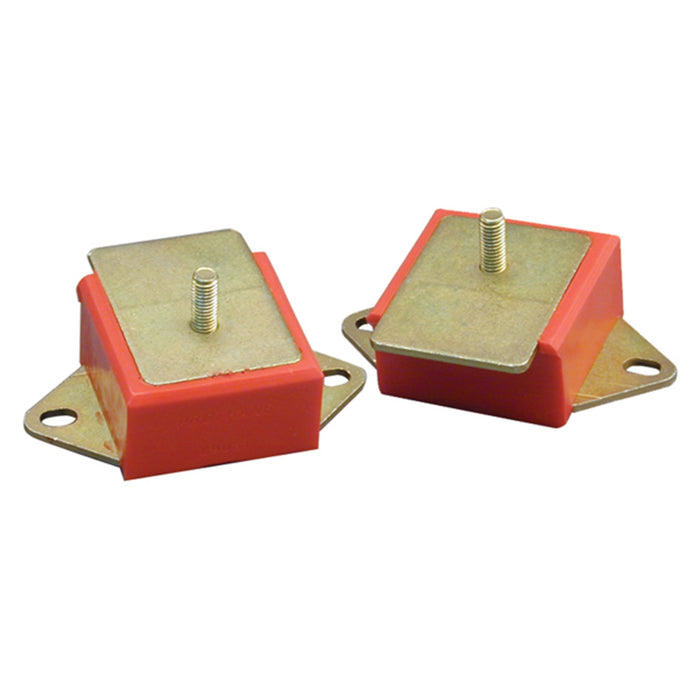 Rugged Ridge 18390.01 Motor Mount; Pair; Red Polyurethane; - Truck Part Superstore