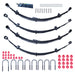 Rugged Ridge 18401.15 Suspension Lift Kit; 4 in. Lift; Incl. Leaf Springs/U-Bolts/Hardware Kit; - Truck Part Superstore