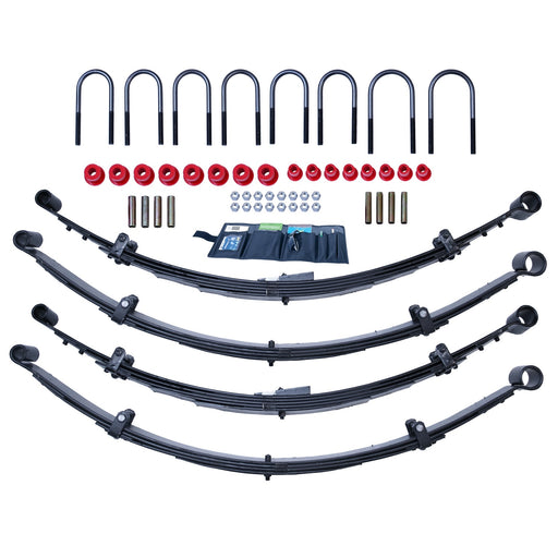 Rugged Ridge 18401.20 Suspension Lift Kit; 2.5 in. Lift; Incl. Leaf Springs/U-Bolts/Hardware Kit; - Truck Part Superstore