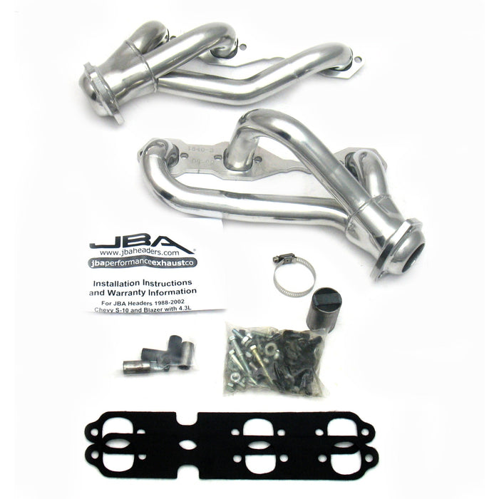 JBA Racing Headers 1840S-3JS 88-95/02-03 Blazer 4.3L 4wd Sil Cer - Truck Part Superstore