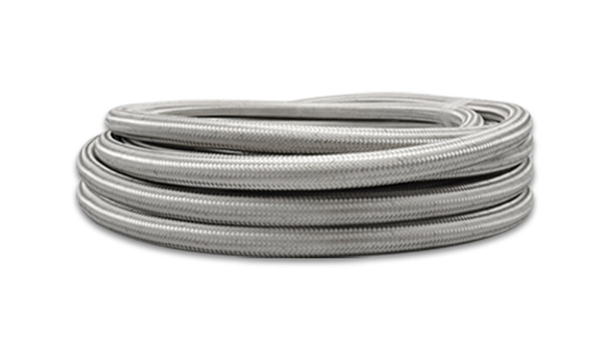 Vibrant Performance 18420 Stainless Steel Braided Flex Hose; 10ft; with PTFE Liner; AN Size -10; - Truck Part Superstore