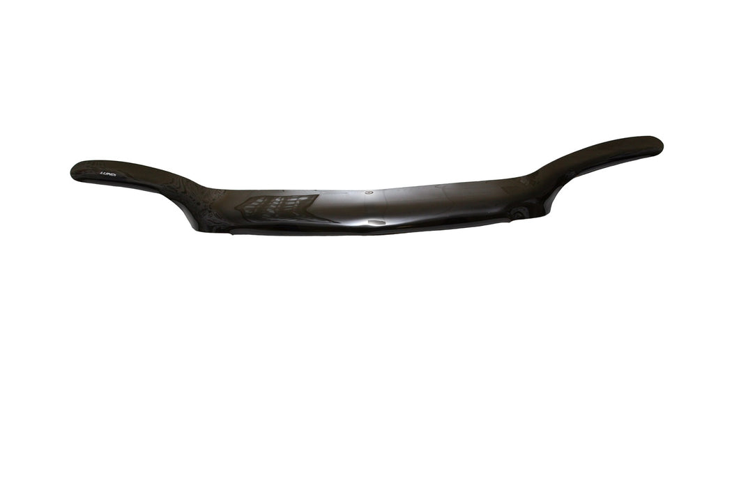 Lund 18421 Interceptor Wrap Bug Shield; Smoke; Full Height; No Drill Installation; - Truck Part Superstore