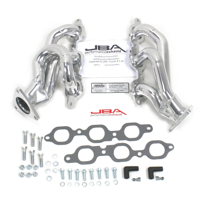 JBA Racing Headers 1842S-10JS 14-19 GM Truck 4.3L V-6 Sil Cer - Truck Part Superstore