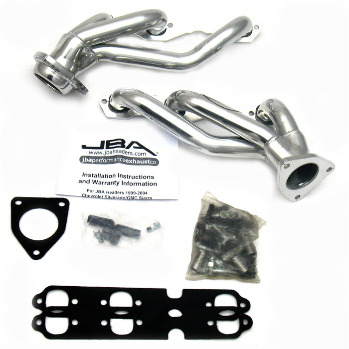 JBA Racing Headers 1842S-9JS 03-13 GM Truck 4.3L V-6 Sil Cer - Truck Part Superstore