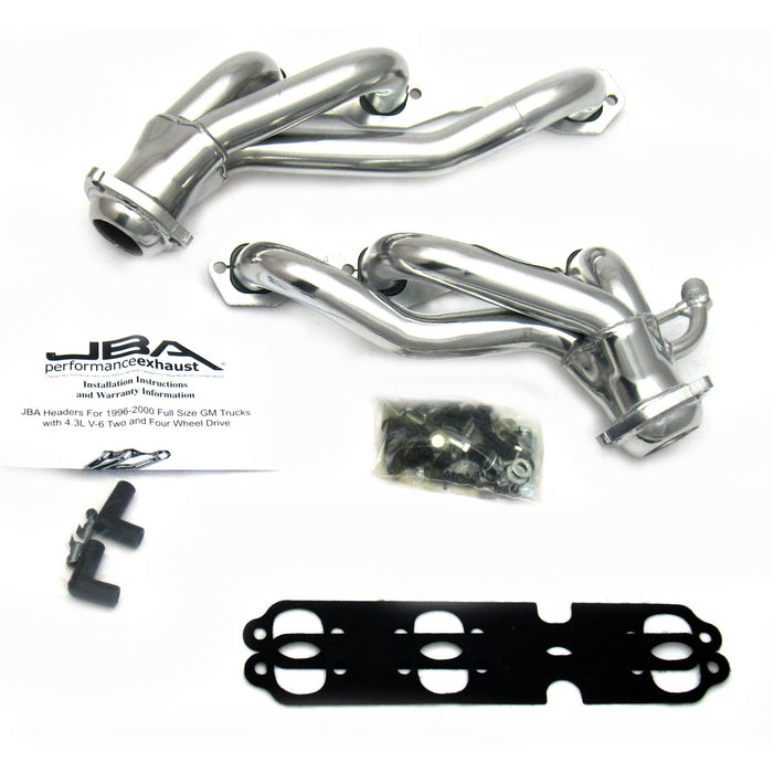 JBA Racing Headers 1842SJS 96-99 GM Full Size Trk 4.3L Sil Cer - Truck Part Superstore
