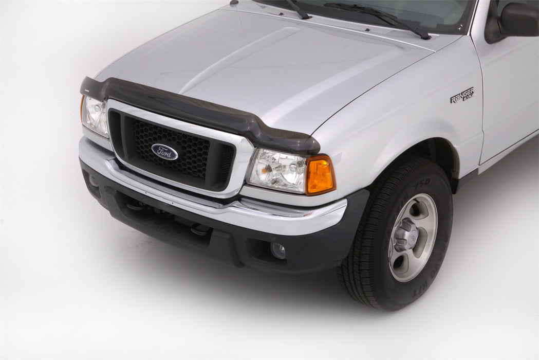Lund 18456 Interceptor Wrap Bug Shield; Smoke; Full Height; No Drill Installation; - Truck Part Superstore