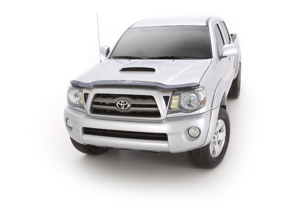 Lund 18466 Interceptor Wrap Bug Shield; Smoke; Full Height; No Drill Installation; - Truck Part Superstore