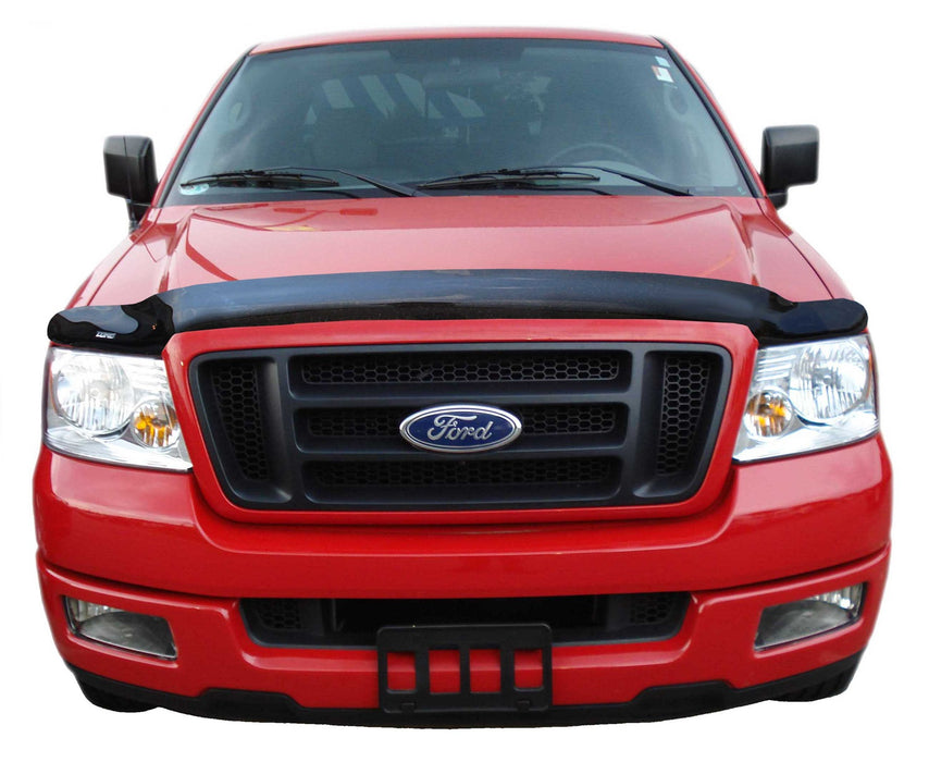 Lund 18470 Interceptor Wrap Bug Shield; Smoke; Full Height; No Drill Installation; - Truck Part Superstore