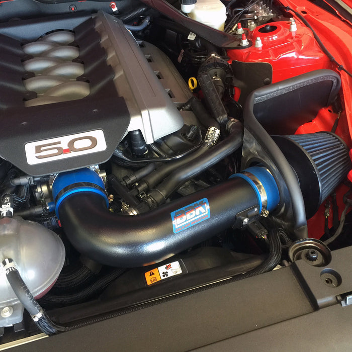 BBK Performance Parts 18475 2015-2017 MUSTANG GT 5.0 COLD AIR INTAKE KIT (BLACKOUT FINISH). - Truck Part Superstore
