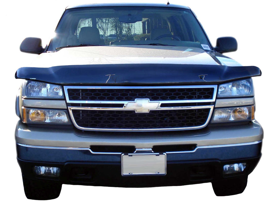 Lund 18476 Interceptor Wrap Bug Shield; Smoke; Full Height; No Drill Installation; - Truck Part Superstore