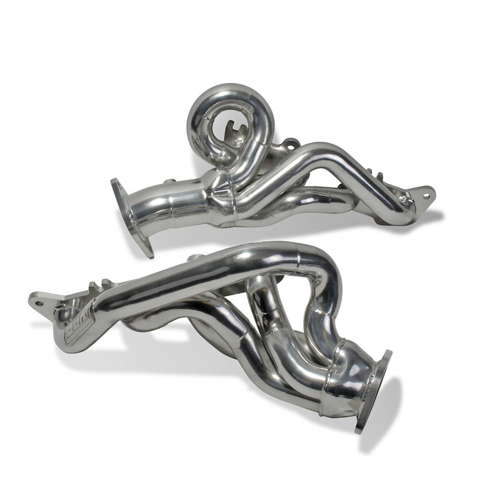 BBK Performance Parts 18480 2015-17 MUSTANG GT 1-3/4 TUNED LENGTH SHORTY HEADERS (POLISHED SILVER CERAMIC) - Truck Part Superstore
