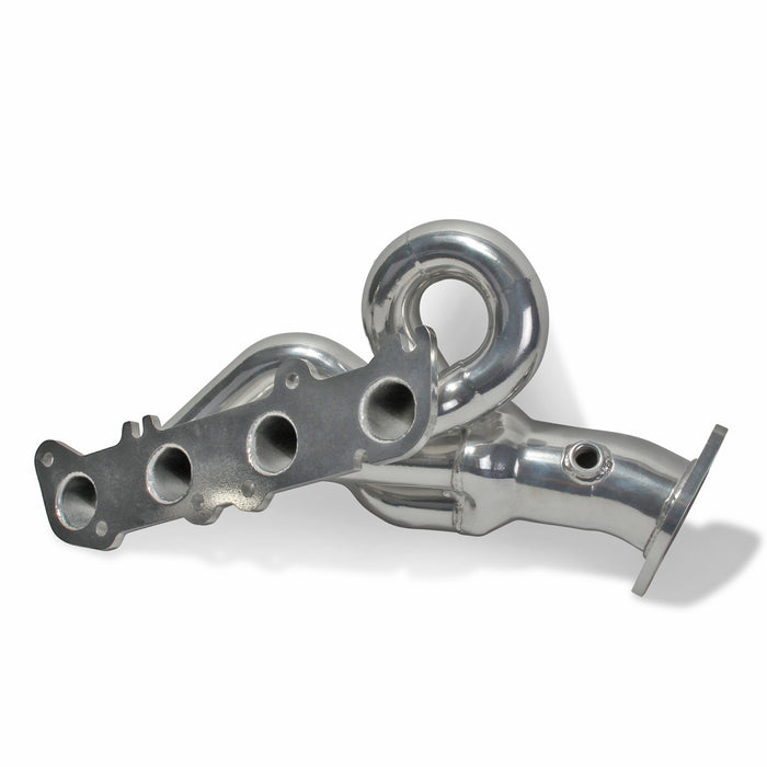 BBK Performance Parts 18480 2015-17 MUSTANG GT 1-3/4 TUNED LENGTH SHORTY HEADERS (POLISHED SILVER CERAMIC) - Truck Part Superstore