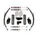 Skyjacker 184BKS-M Suspension Lift Kit w/Shock M95 Performance Shocks 4 Inch Lift Incl. Front/Rear Springs Brackets Rear U Bolt Kit Skyjacker - Truck Part Superstore