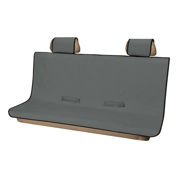 CURT 18520 Seat Defender 58in. x 63in. Removable Waterproof Grey XL Bench Truck Seat Cover - Truck Part Superstore