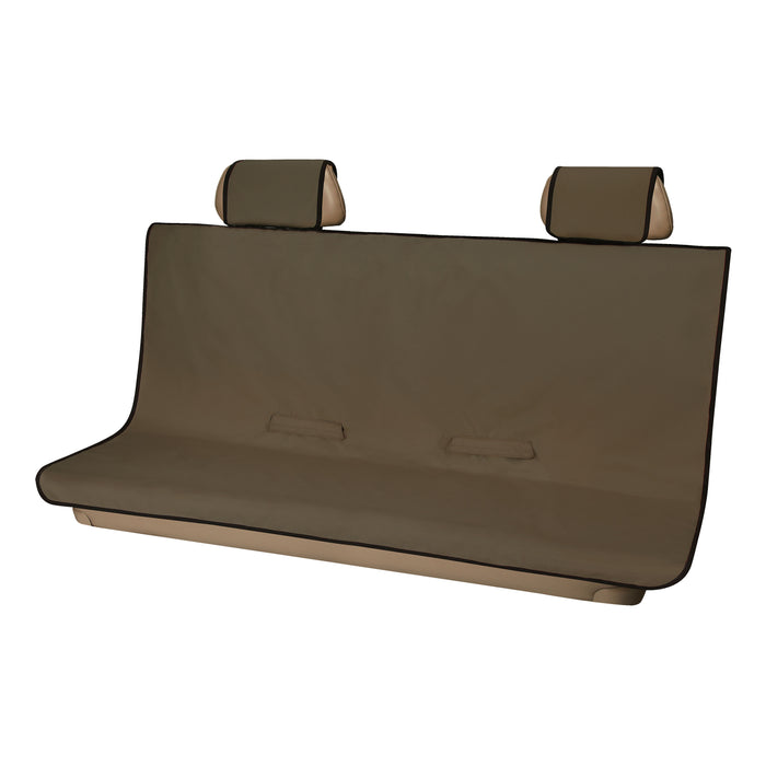 CURT 18522 Seat Defender 58in. x 63in. Removable Waterproof Brown XL Bench Truck Seat Cover - Truck Part Superstore