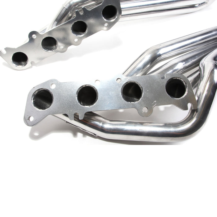 BBK Performance Parts 18560 2011-23 MUSTANG GT 5.0 1-7/8 LONG TUBE EXHAUST HEADERS (POLISHED SILVER CERAMIC) - Truck Part Superstore