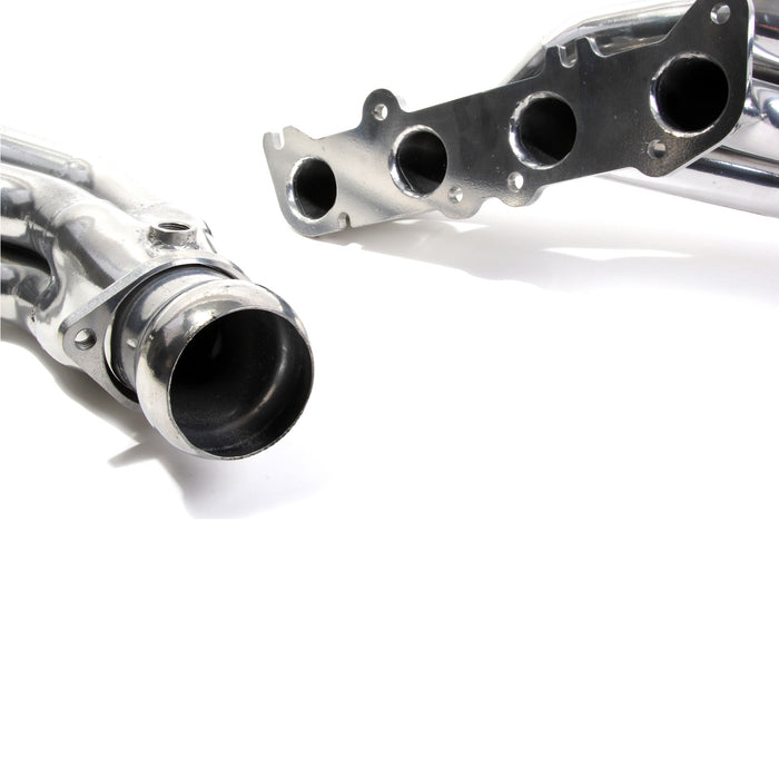 BBK Performance Parts 18560 2011-23 MUSTANG GT 5.0 1-7/8 LONG TUBE EXHAUST HEADERS (POLISHED SILVER CERAMIC) - Truck Part Superstore