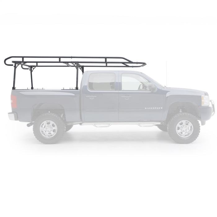 Smittybilt 18604 Contractor Roof Rack Full Size Pickup 800 Lb Capacity Black Powdercoat Smittybilt - Truck Part Superstore