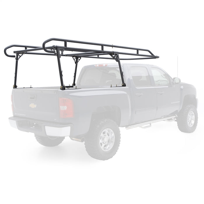 Smittybilt 18604 Contractor Roof Rack Full Size Pickup 800 Lb Capacity Black Powdercoat Smittybilt - Truck Part Superstore