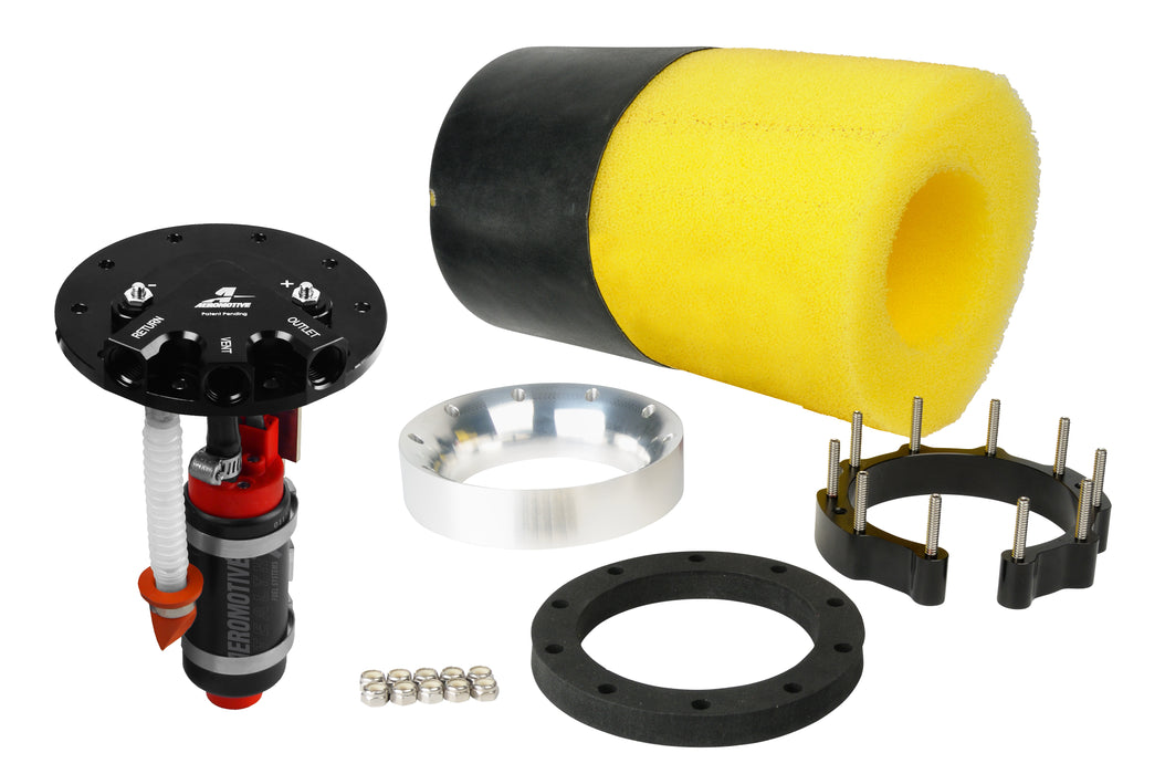 Aeromotive Fuel System 18688 Phantom 340 Universal In-Tank Fuel System, 6-10" tall tanks, 340 pump. - Truck Part Superstore