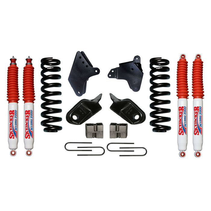 Skyjacker 186BK-H F-150 Suspension Lift Kit 80-96 Ford F-150 w/Shock 6 Inch Lift Incl. Front Coil Springs Brackets Rear U Bolt Kit Rear Blocks Skyjacker - Truck Part Superstore
