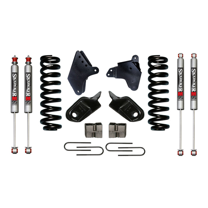 Skyjacker 186BK-M F-150 Suspension Lift Kit 80-96 Ford F-150 w/Shock M95 Performance Shocks 6 Inch Lift Incl. Front Coil Springs Brackets Rear U Bolt Kit Rear Blocks Skyjacker - Truck Part Superstore